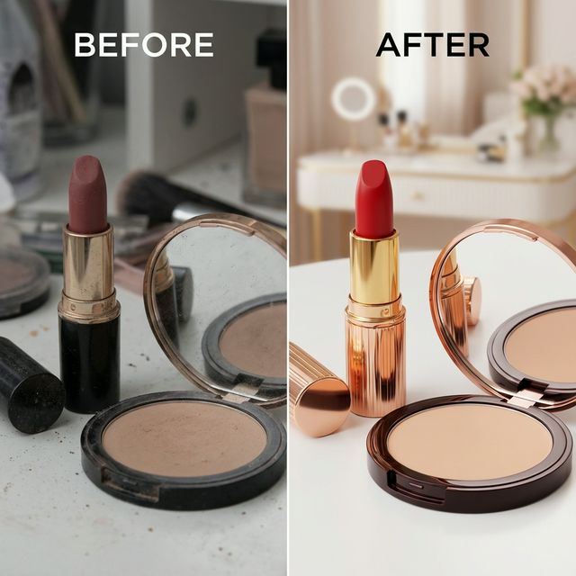 Cosmetic Swatch Texture Detail