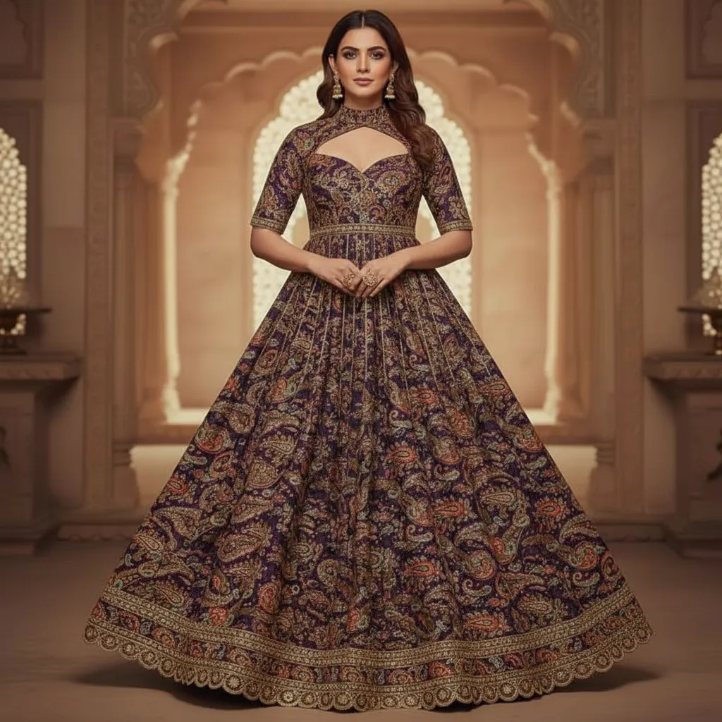 AI customised anarkali