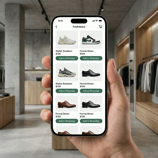 Footwear Catalog Mockup
